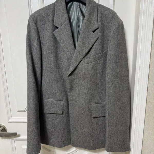 [BUNJANG] Shetar Wool Mélange Grey Jacket / 셰터 울 멜란지 그레이 재킷 팝니다