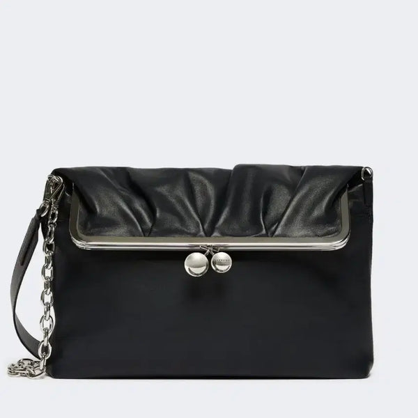 [BUNJANG] Max Mara Pasticcino Black Clutch Shoulder Bag / 막스마라 파스티치노 블랙 클러치 숄더