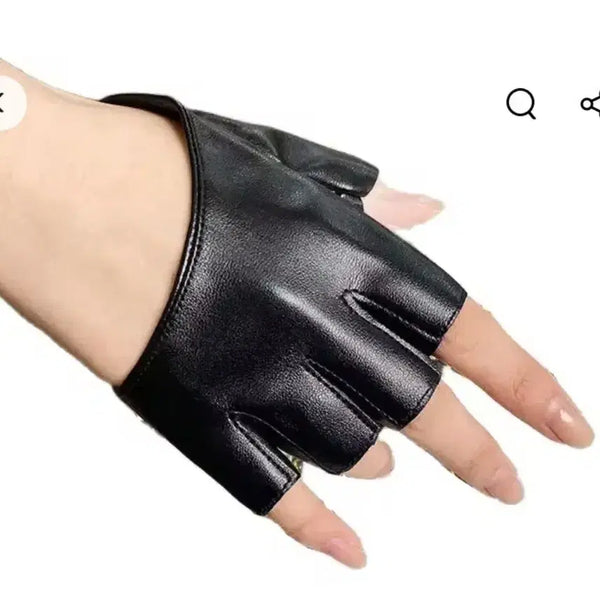 [BUNJANG] Black Fingerless Gloves / 핑거리스 장갑 블랙