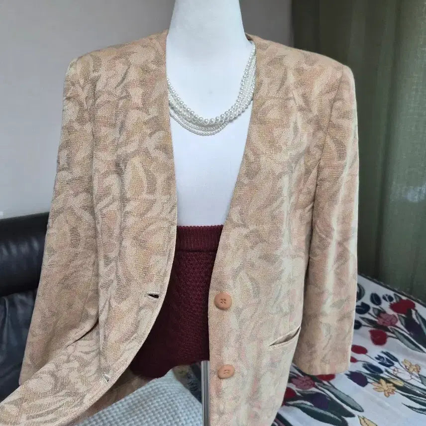 [BUNJANG] Antique Jacquard Loose Fit Jacket / [특가] 고퀄라인 핏감예술 엔틱자가드 자켓