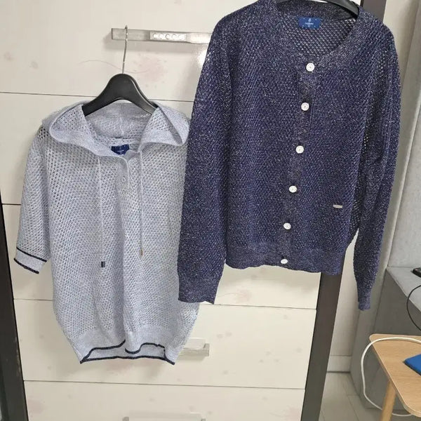 [BUNJANG] Castelbajac Hooded Cardigan Set / 새상품 까스텔바작 후드.앙상블가디건세트