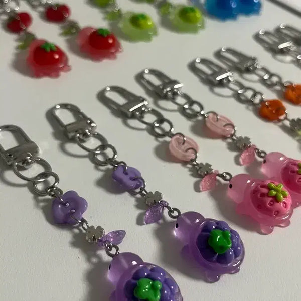 [BUNJANG] Handmade Fruit Turtle Charm / (handmade) 과일거북이키링