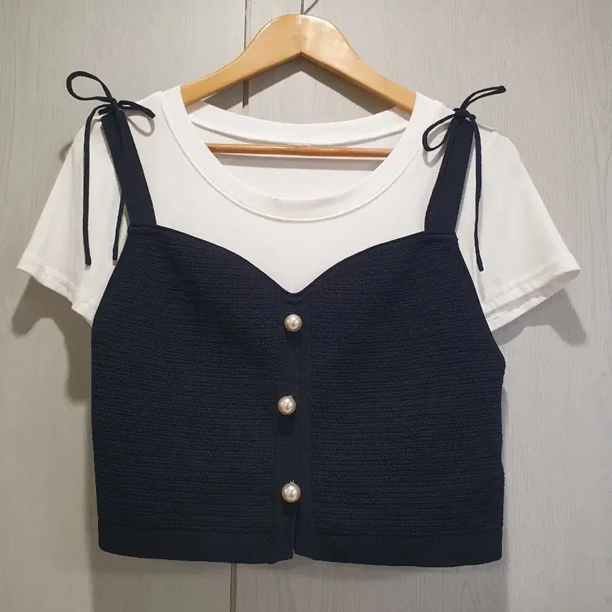 [BUNJANG] Ozsece Bestie Vest / 1회착용 24년 한섬 오즈세컨 뷔스티에 베스트