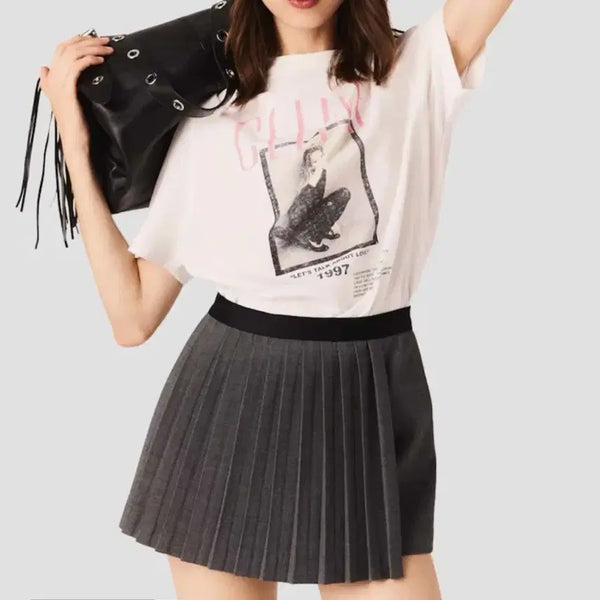 [BUNJANG] Maje Grey Pleated Skirt / 마쥬그레이 플리츠치마