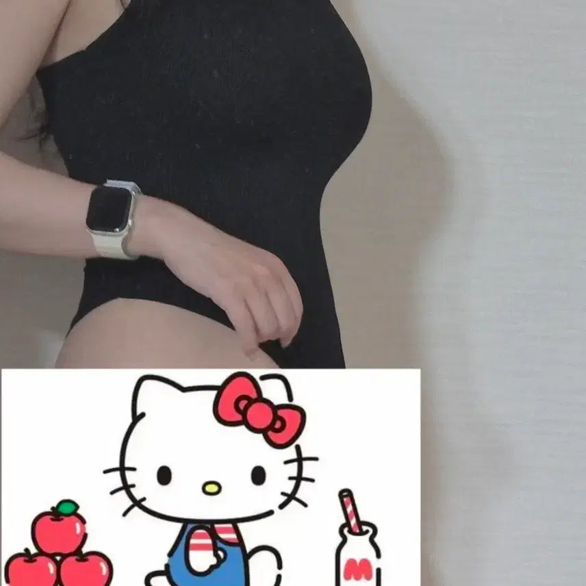 [BUNJANG] Beachwear Bodysuit with Built-in Cups / 비치웨어(바디수트 겸용, 내장캡 포함, 실착샷o)