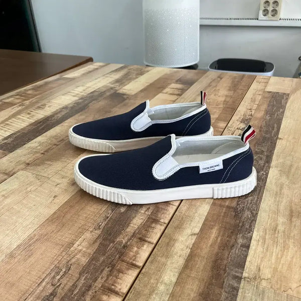 [BUNJANG] Thom Browne Slip-On Sneakers Size 41 / 톰브라운 슬립온 스니커즈 41 (감정서 포함)