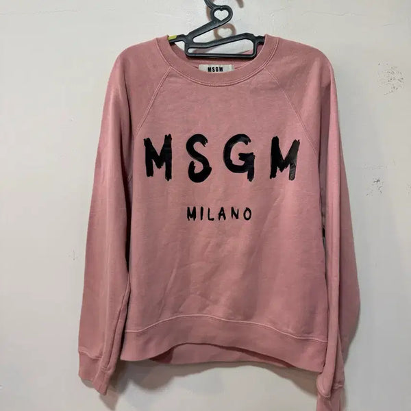 [BUNJANG] MSGM Milano Sweatshirt Pink M / MSGM 밀라노 맨투맨 핑크 M