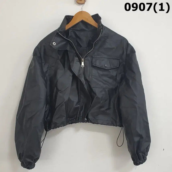 [BUNJANG] Black Cropped Field Jacket M / 블랙 크롭 야상 자켓 m