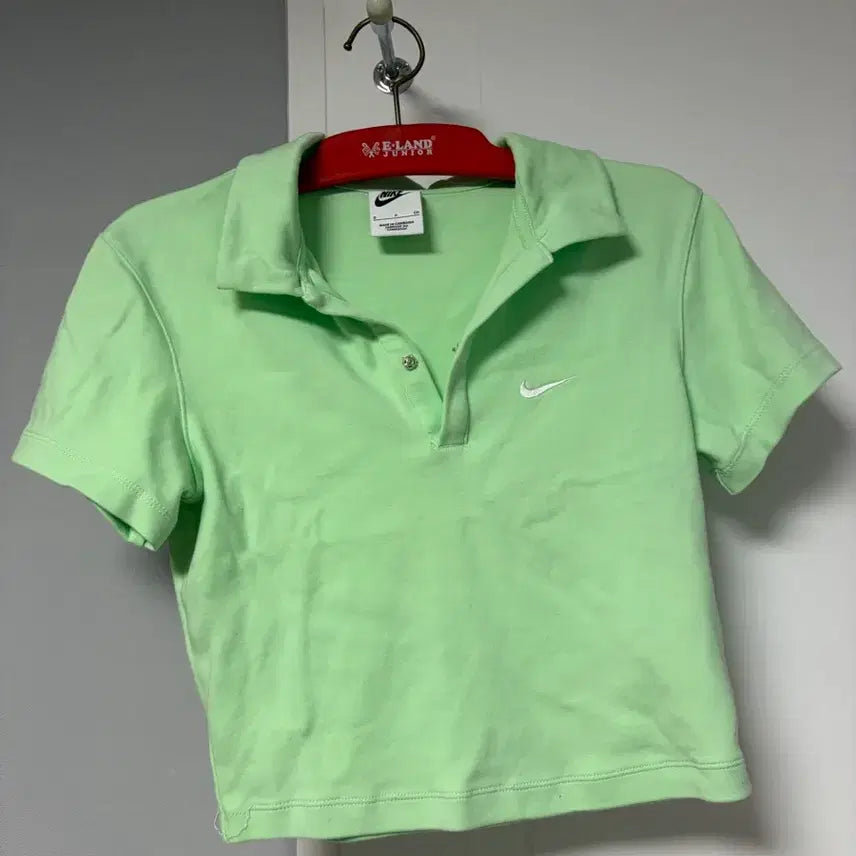 [BUNJANG] Nike Cropped Collar T-Shirt / 나이키 크롭 카라티