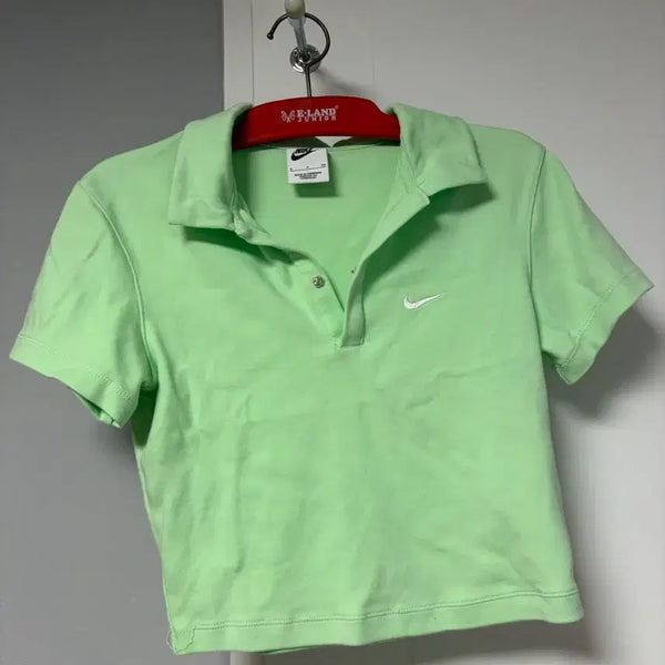 [BUNJANG] Nike Cropped Collar T-Shirt / 나이키 크롭 카라티