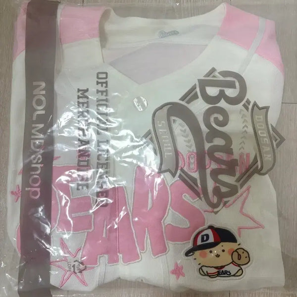 [BUNJANG] Doosan Bears Pink Manggoon Uniform Jersey / 두산베어스 핑크 망곰 유니폼
