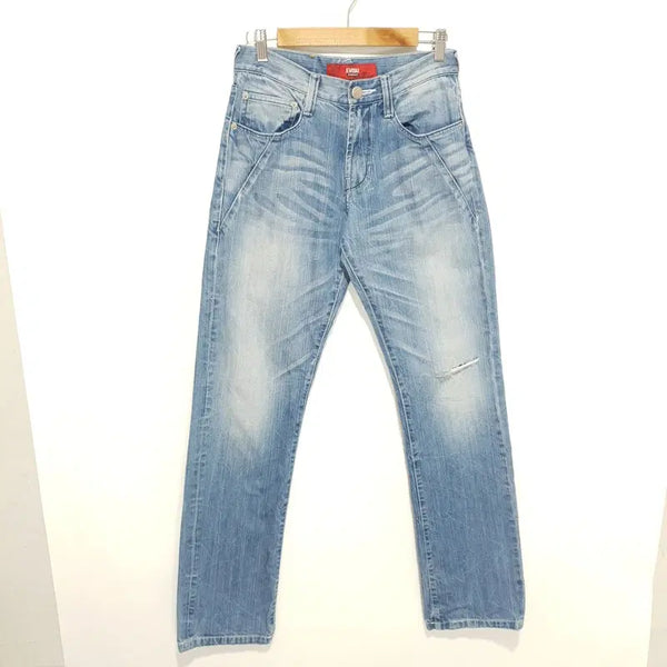 [BUNJANG] Evisu Tiger Embroidery Denim Pants / 에비수 호랑이 자수 데님 팬츠 28_M3512