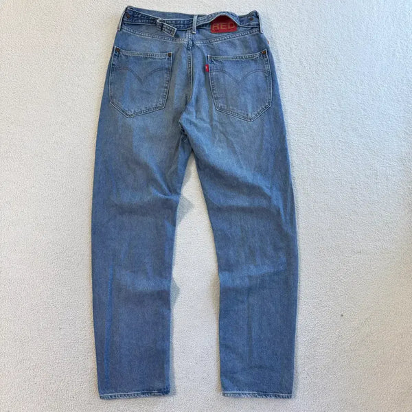 [BUNJANG] Levi's 550 Red Tab Cinch Back Denim Pants / 리바이스 550 레드탭 신치백 데님팬츠
