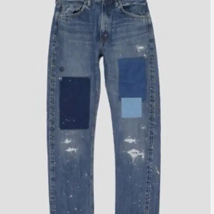 [BUNJANG] Orslow 107 Patchwork Jeans Size 0 / Orslow 오어슬로우 107 패치워크진 0사이즈