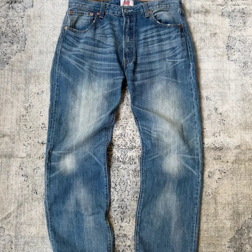 [BUNJANG] Levi's Lot.501 Washed Denim Pants / 리바이스 Lot.501 워시드 데님 팬츠