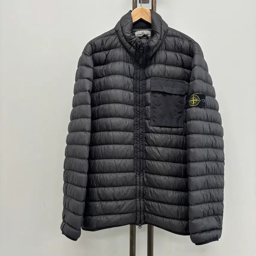 [BUNJANG] Stone Island Micro Down Jacket XXL Charcoal / [XXL]스톤아일랜드 마이크로 패딩