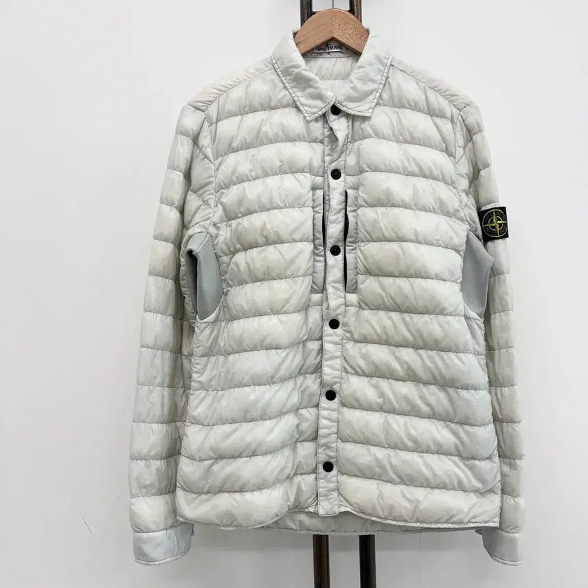 [BUNJANG] Stone Island Micro Shell Puffer Jacket M / [M]스톤아일랜드 마이크로 셔츠 패딩