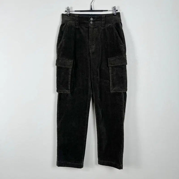 [BUNJANG] Buckaroo Suede Cargo Spandex Pants Women's S / 버커루/스웨이드 카고 스판 바지 여S 26/라덴