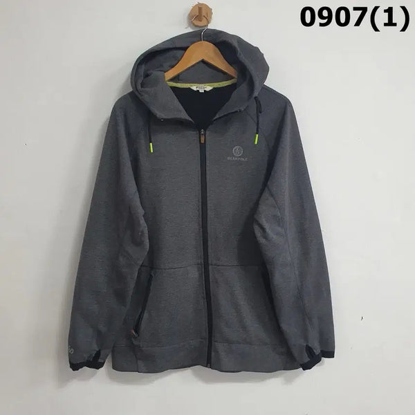 [BUNJANG] Beanpole Hooded Zip-Up Grey 110 / 빈폴 후드집업 그레이 110