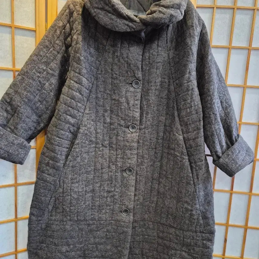 [BUNJANG] I CAN Quilted Coat Free Size / I CAN 개량누빔코트 프리
