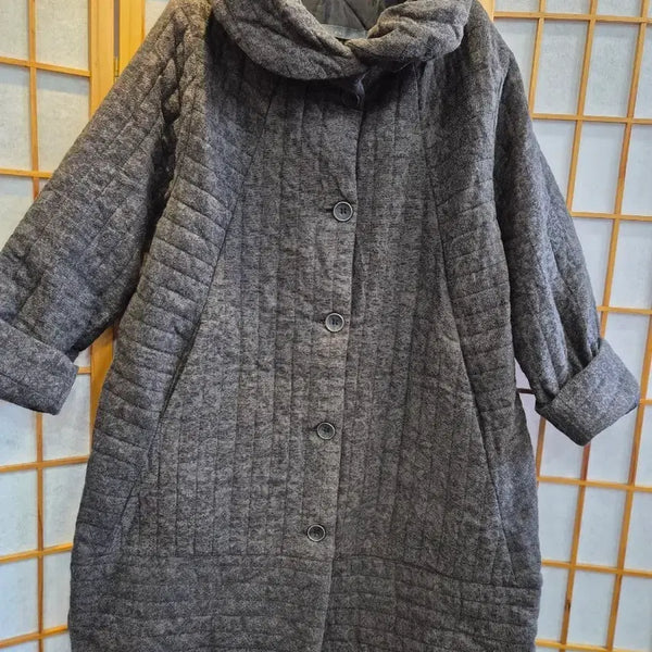 [BUNJANG] I CAN Quilted Coat Free Size / I CAN 개량누빔코트 프리