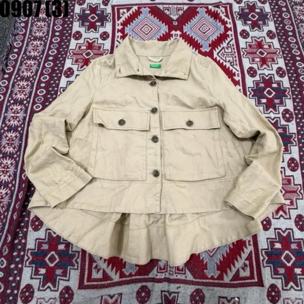 [BUNJANG] Benetton Beige Jacket / 베네통 자켓 베이지 0907