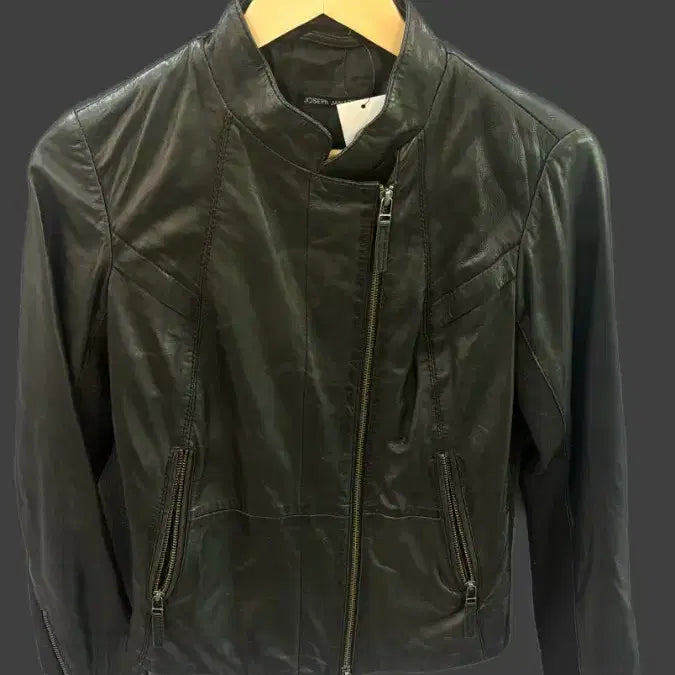 [BUNJANG] Joseph Janard Black Leather Jacket / 조셉 자나드(Joseph Janard) 블랙 가죽 자켓