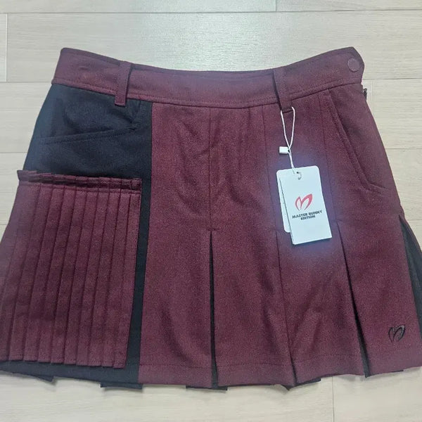 [BUNJANG] Master Bunny Edition Pleated Skirt Wine / 마스터바니에디션 플리츠스커트 와인 -0 새상품
