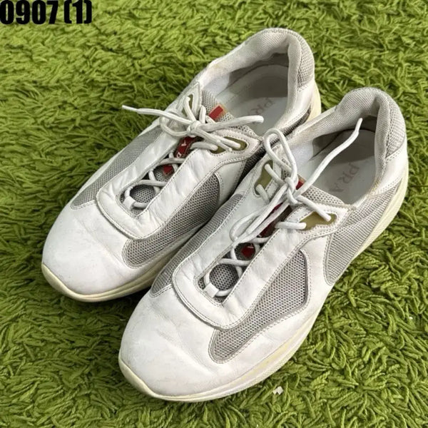 [BUNJANG] Prada White Sneakers / 프라다 화이트 스니커즈 신발 280