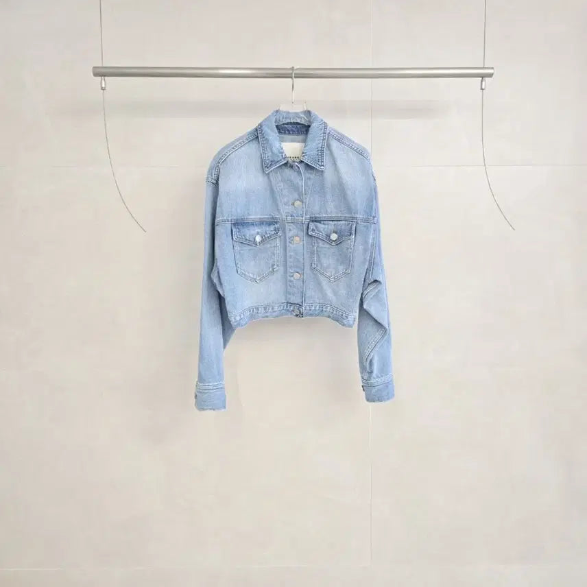 [BUNJANG] Isabel Marant Cropped Denim Jacket Size 34 / 이자벨마랑 크롭 데님 자켓 34