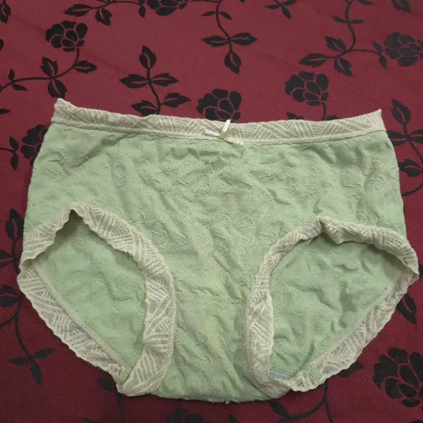 [BUNJANG] Mint Lace Women's Panties / 민트색 레이스 여성 팬티