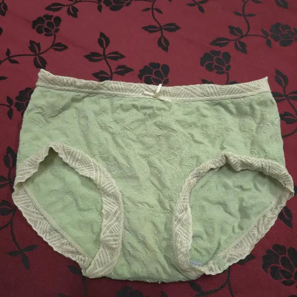 [BUNJANG] Mint Lace Women's Panties / 민트색 레이스 여성 팬티
