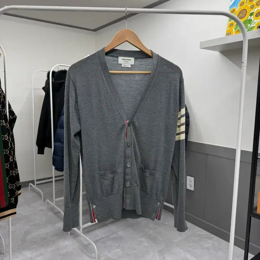 [BUNJANG] Thom Browne Merino Wool Cardigan / 톰브라운 메리노 울 가디건