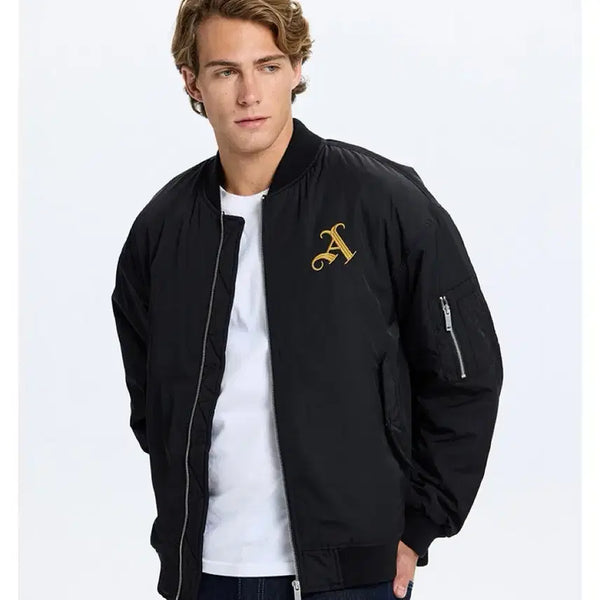 [BUNJANG] Arsenal Flight Bomber Jacket Black / 아스날 항공점퍼 자켓 블랙