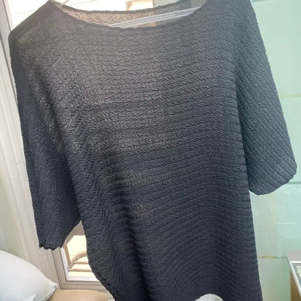 [BUNJANG] Plus Size Pleated Blouse / 빅사이즈 플리츠 블라우스 66~77~88~99