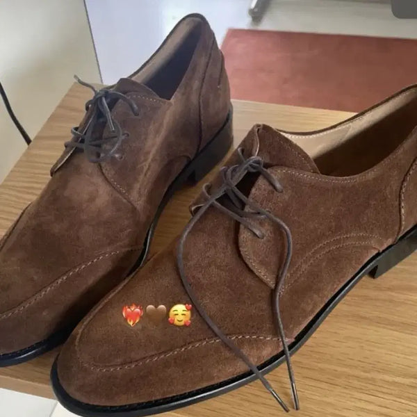 [BUNJANG] Ethos Suede Loafers Brown 240 / [240] 에토스 스웨이드 로퍼 브라운