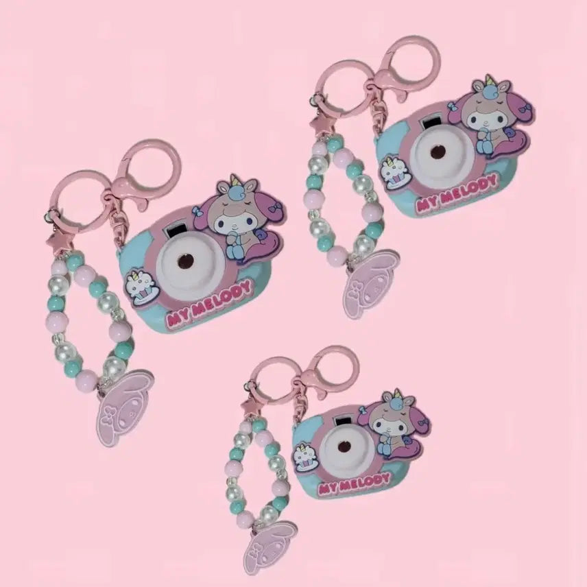 [BUNJANG] My Melody Beam Camera Keychain / 마이멜로디 빔 카메라 키링