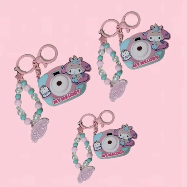 [BUNJANG] My Melody Beam Camera Keychain / 마이멜로디 빔 카메라 키링