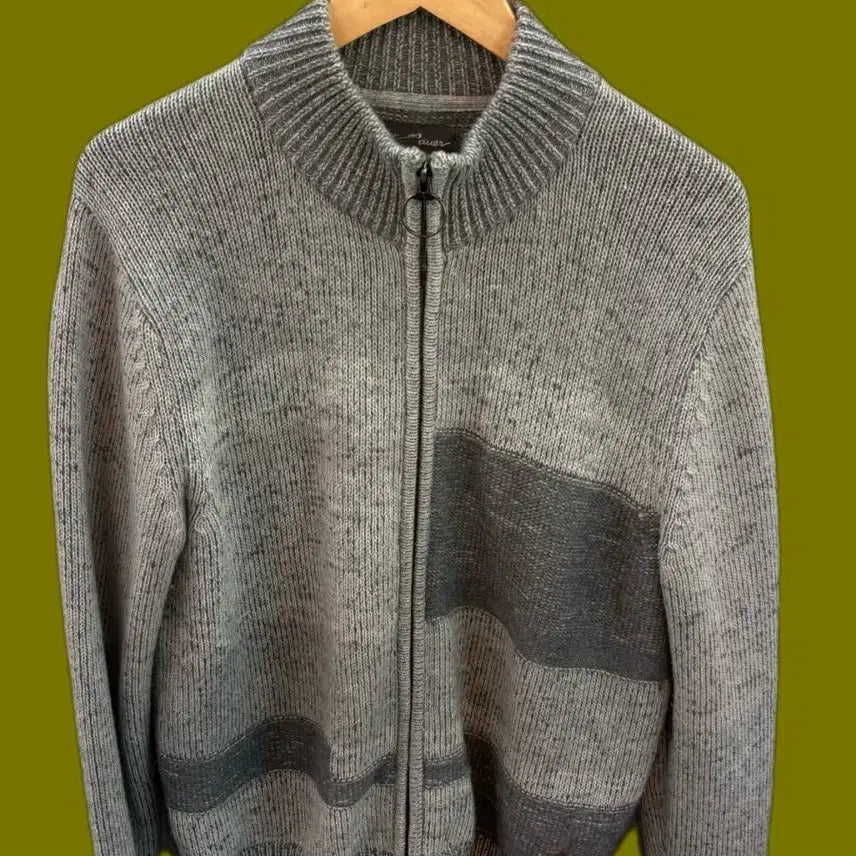 [BUNJANG] Eddie Bauer Knit Zip-Up Jacket / 에디 바우어 니트집업 자켓