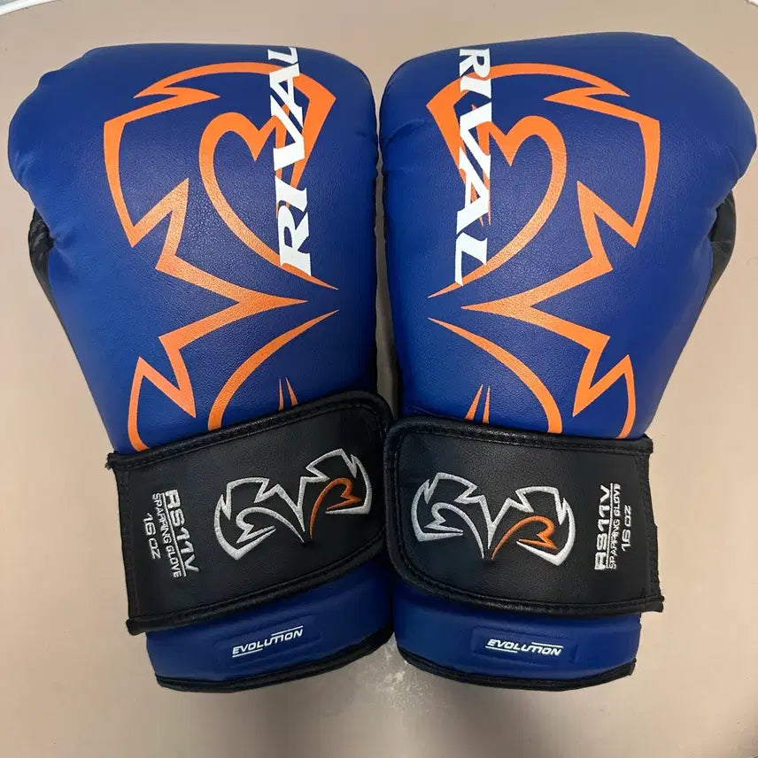 [BUNJANG] Rival Evolution RS11V Boxing Gloves Blue 16oz / 라이벌 에볼루션 RS11V 복싱글러브 블루 16온스