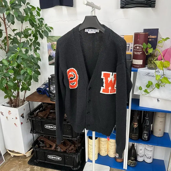 [BUNJANG] Off-White Heavy Cotton Cardigan L / 오프화이트 헤비코튼 가디건 L