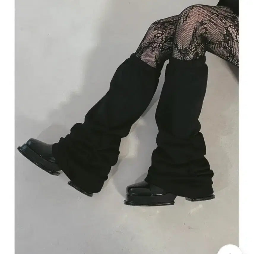 [BUNJANG] Binary One Fleece Lined Leg Warmers / 에이블리 바이너리원 속기모 레그워머