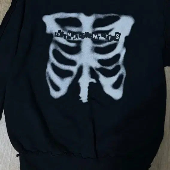 [BUNJANG] LMC Bone Skeleton Sweatshirt Black M / LMC 본 스켈레톤 해골  맨투맨 블랙 m