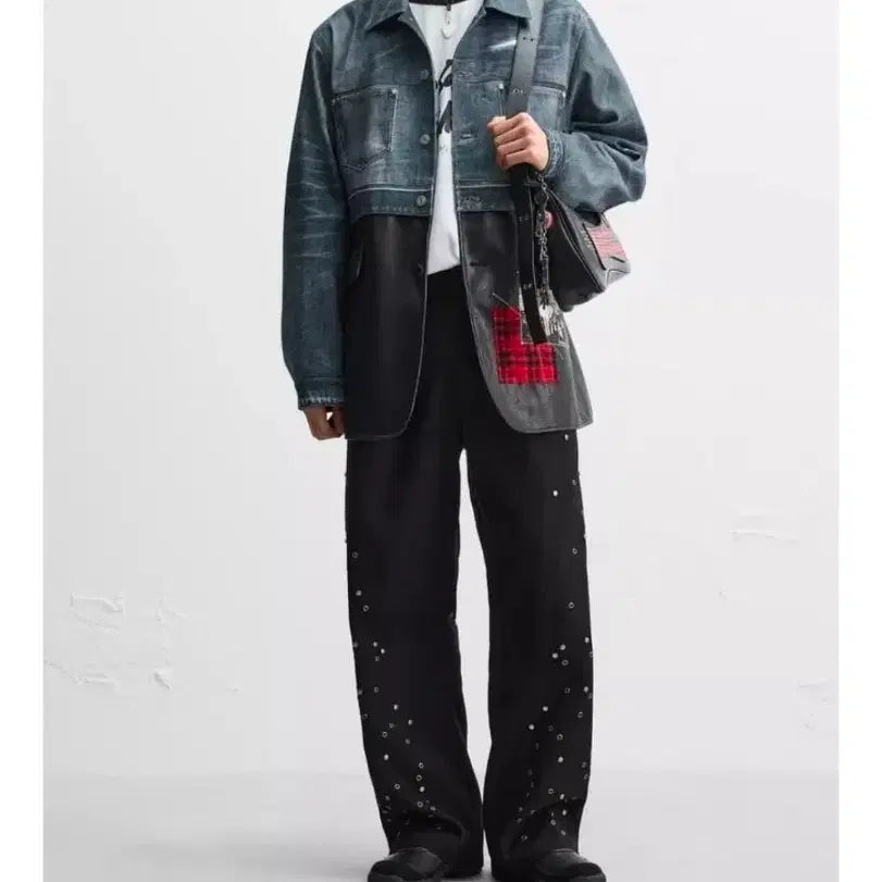 [BUNJANG] Andersson Bell Denim Combi Jumper / 자라 앤더슨벨 데님 콤비 점퍼 M,L,XL