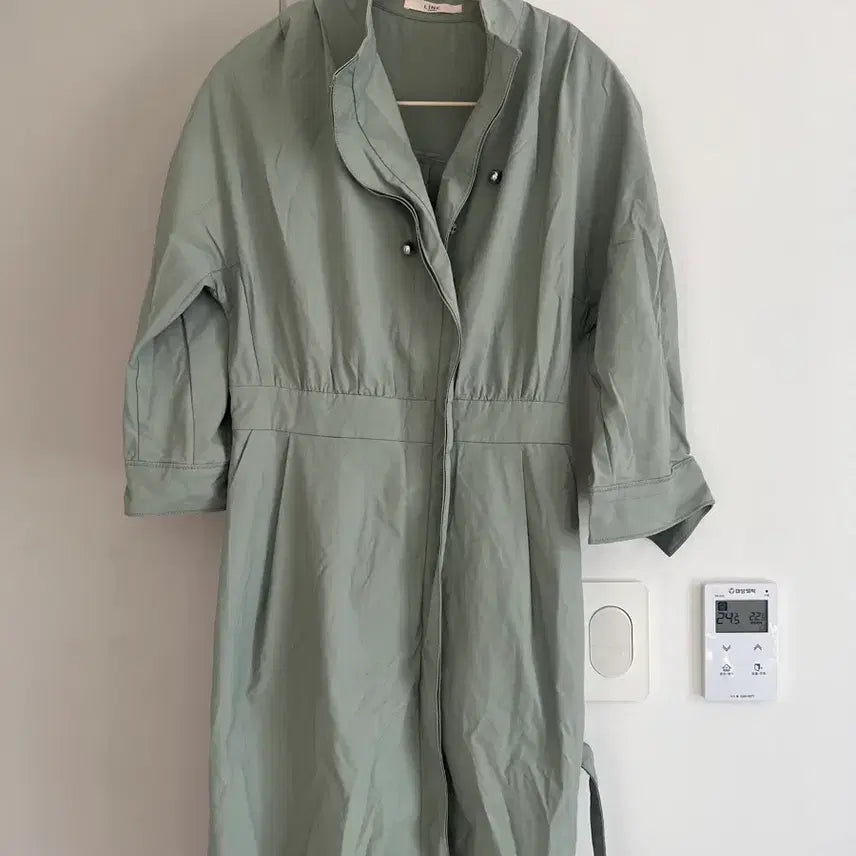 [BUNJANG] LINE Korea Mint Long Dress Size 55 / 라인 브랜드 민트 롱 원피스 55
