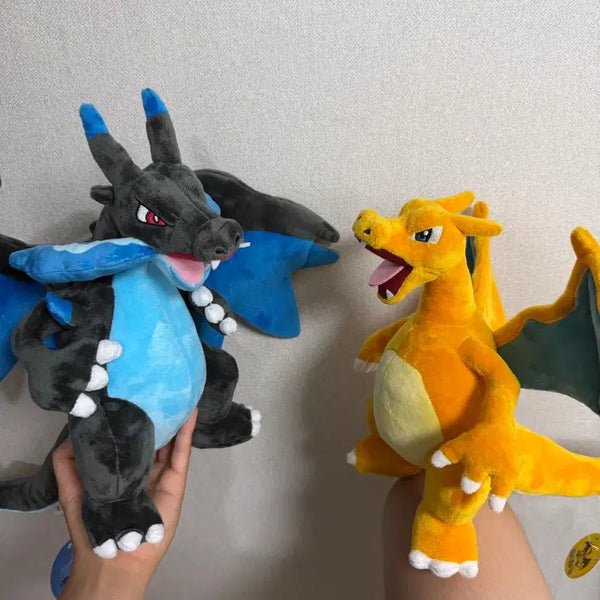 [BUNJANG] Charizard & Charizard X Mega Evolution Genuine Plush Toys / 리자몽 &  리자몽 X 메가진화(엑자몽) 정품 인형