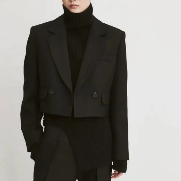 [BUNJANG] R2W Cropped Wool Jacket / R2W 크롭 울 자켓