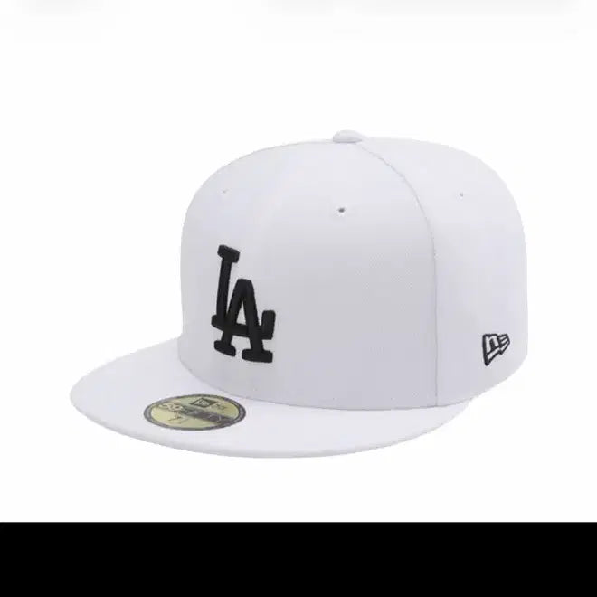 [BUNJANG] New Era MLB LA Dodgers Basic Fitted Cap Optic White / 뉴에라 MLB LA 다저스 베이직 피티드캡 옵틱 화이트
