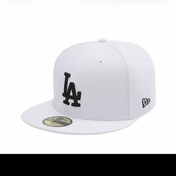 [BUNJANG] New Era MLB LA Dodgers Basic Fitted Cap Optic White / 뉴에라 MLB LA 다저스 베이직 피티드캡 옵틱 화이트