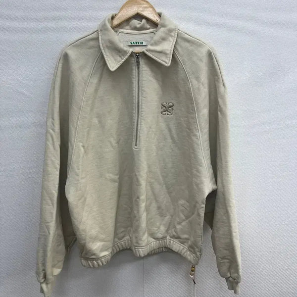 [BUNJANG] Setter Heavy Sweat Half Zip Sweatshirt L / 세터 헤비스웻 반집업 스웻 셔츠 / C-1285
